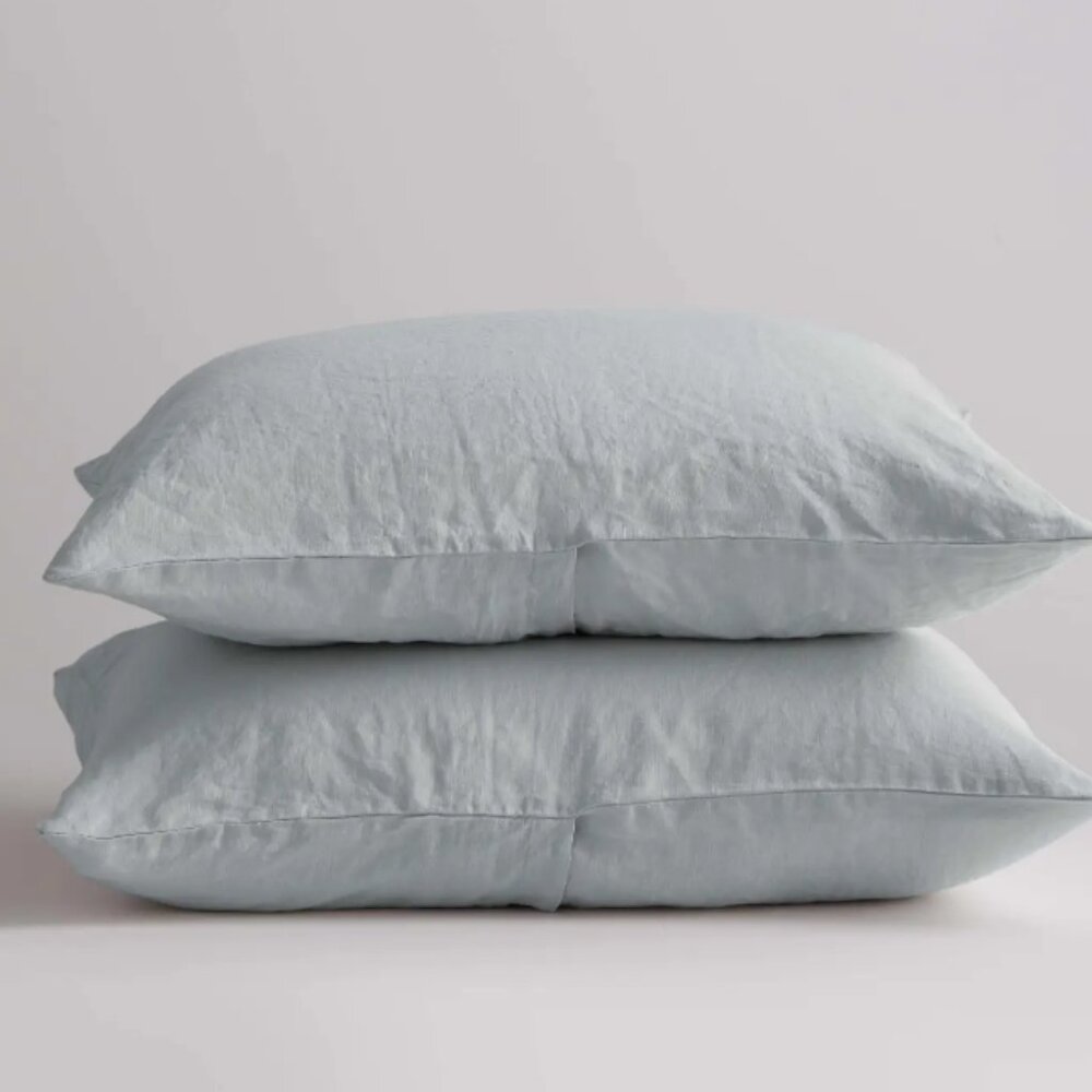 Quince European Linen Sham Set  - Size King